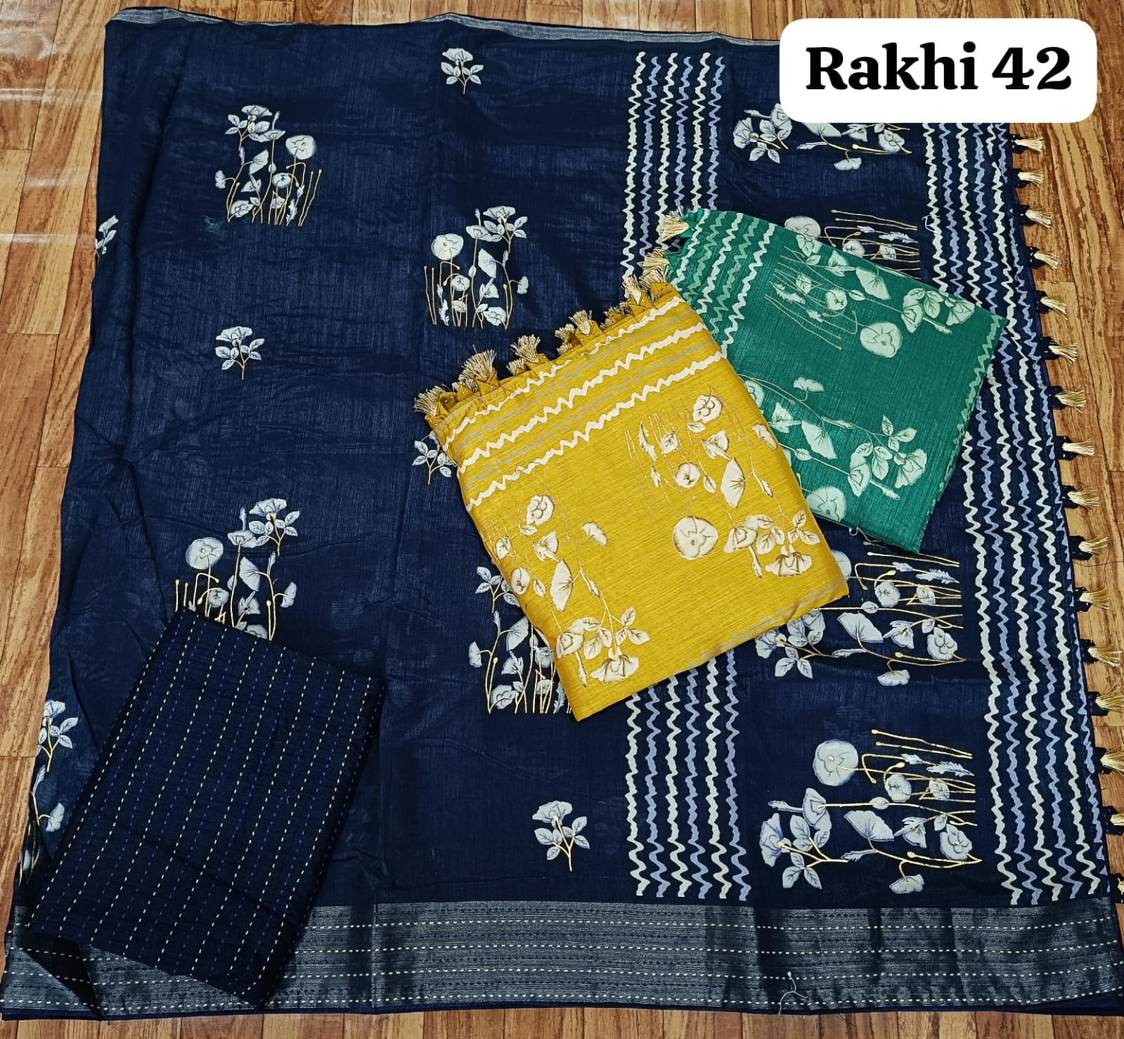 Rakhi 42 By Kalpatru Dola Silk Printed Designer Sarees Wholesale Price In Surat